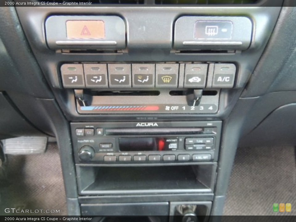 Graphite Interior Controls for the 2000 Acura Integra GS Coupe #69968476