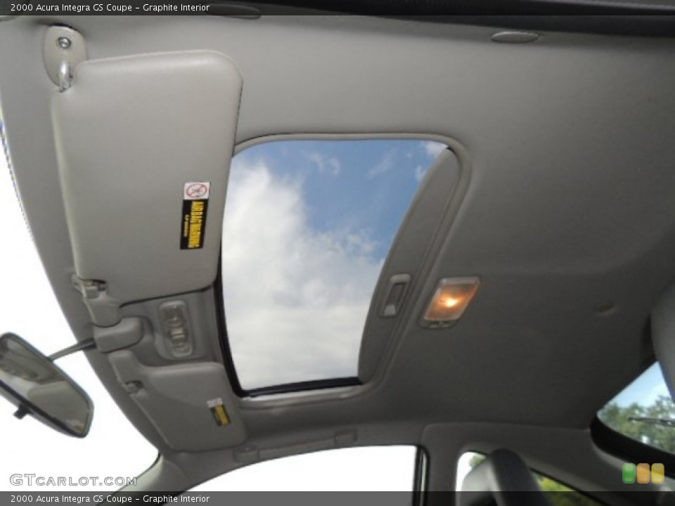 Graphite Interior Sunroof for the 2000 Acura Integra GS Coupe #69968497
