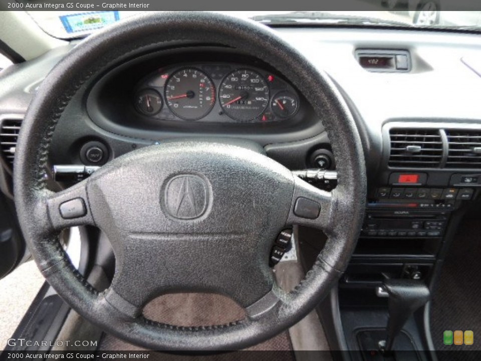 Graphite Interior Steering Wheel for the 2000 Acura Integra GS Coupe #69968506