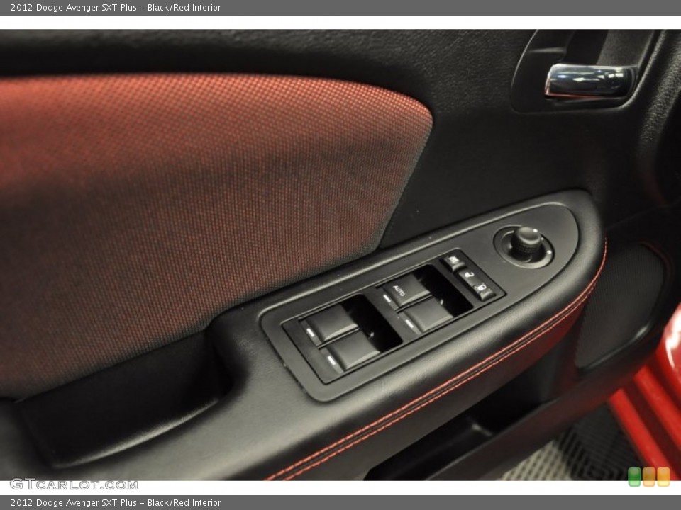 Black/Red Interior Controls for the 2012 Dodge Avenger SXT Plus #69969337