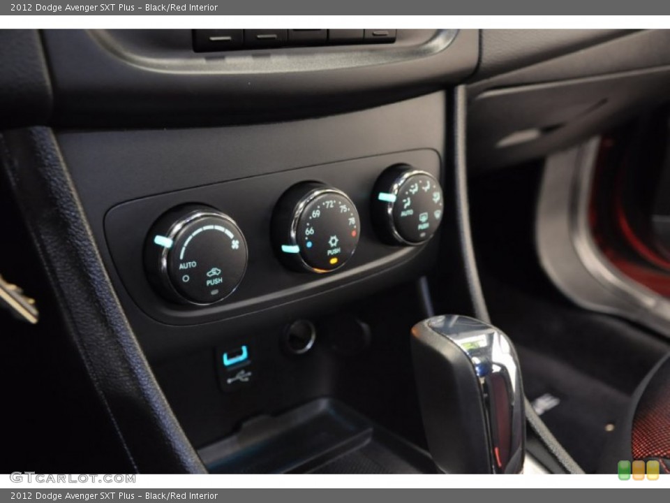 Black/Red Interior Controls for the 2012 Dodge Avenger SXT Plus #69969466