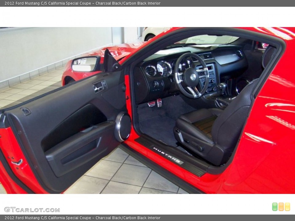 Charcoal Black/Carbon Black Interior Photo for the 2012 Ford Mustang C/S California Special Coupe #69970020