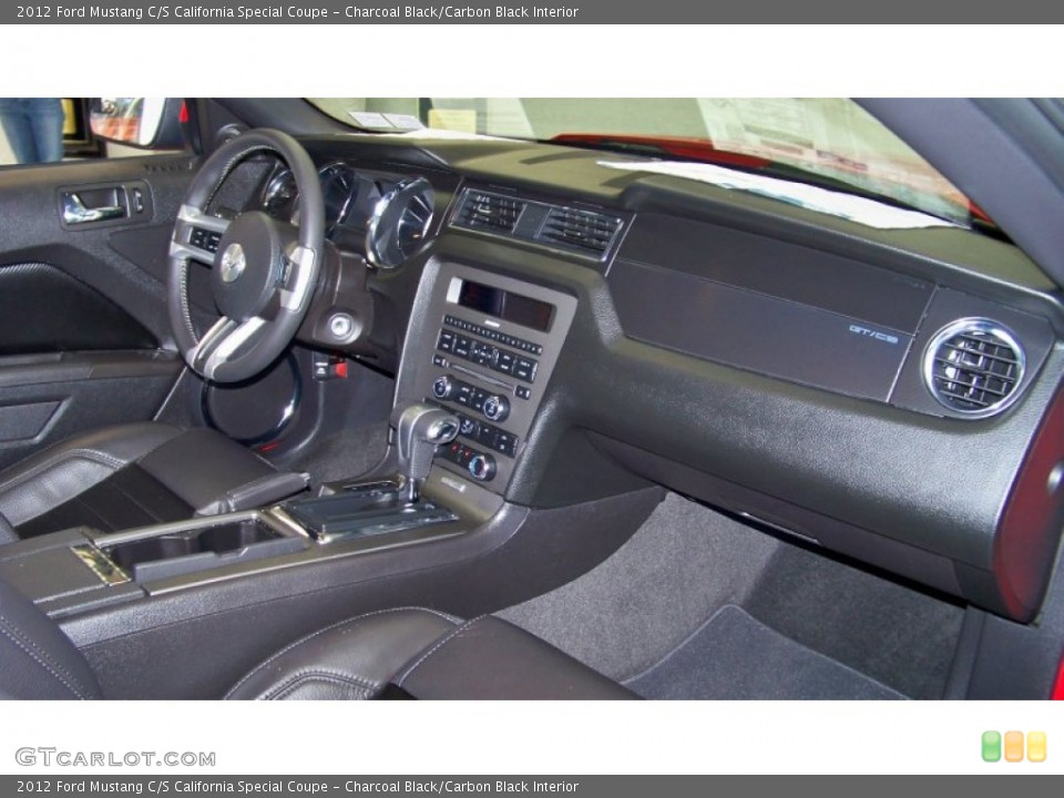 Charcoal Black/Carbon Black Interior Dashboard for the 2012 Ford Mustang C/S California Special Coupe #69970075