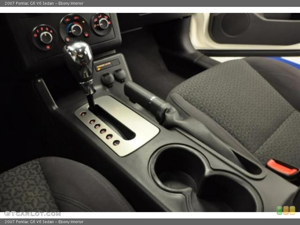 Ebony Interior Transmission for the 2007 Pontiac G6 V6 Sedan #69970078