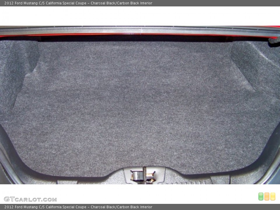 Charcoal Black/Carbon Black Interior Trunk for the 2012 Ford Mustang C/S California Special Coupe #69970099