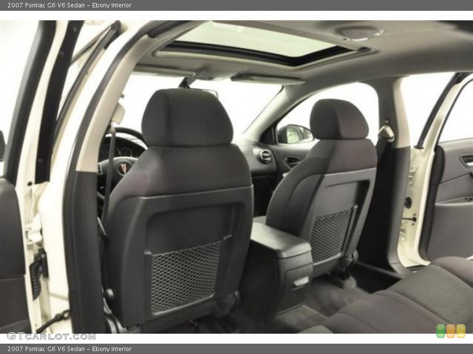 Ebony Interior Photo for the 2007 Pontiac G6 V6 Sedan #69970105