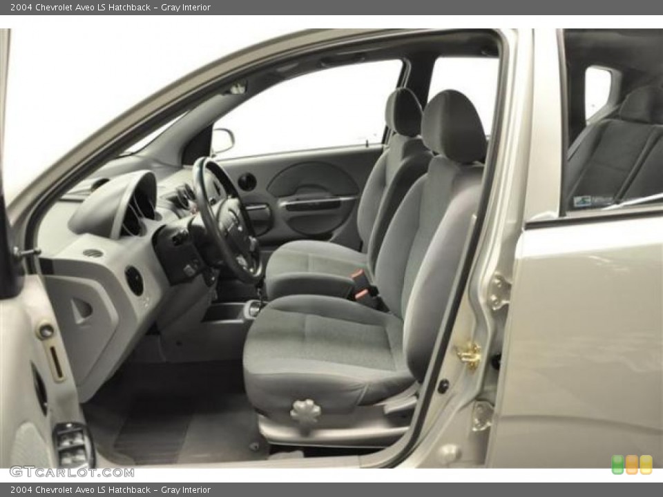 Gray Interior Front Seat for the 2004 Chevrolet Aveo LS Hatchback #69970411