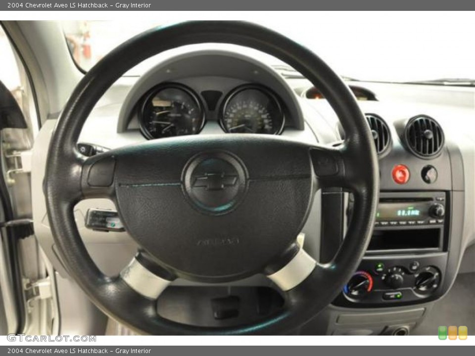 Gray Interior Steering Wheel for the 2004 Chevrolet Aveo LS Hatchback #69970447