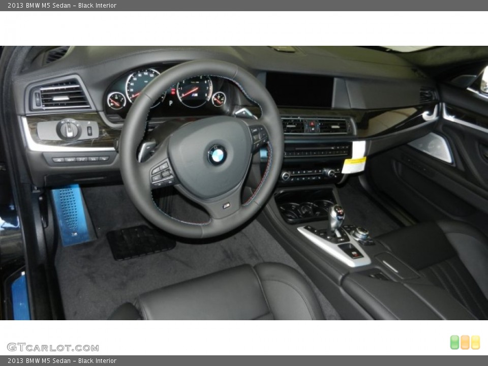Black Interior Dashboard for the 2013 BMW M5 Sedan #69971662