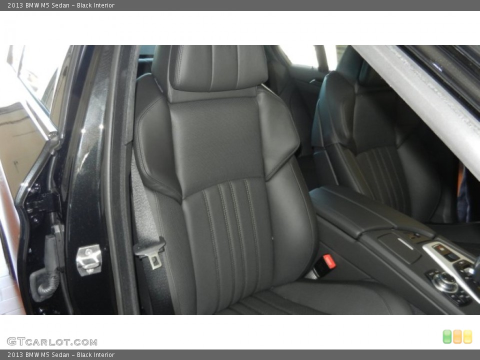 Black Interior Front Seat for the 2013 BMW M5 Sedan #69971710