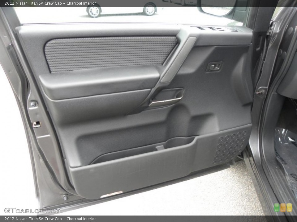 Charcoal Interior Door Panel for the 2012 Nissan Titan SV Crew Cab #69971908