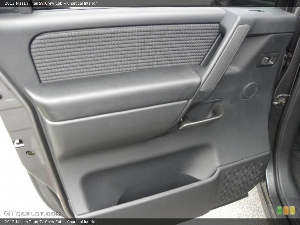 Charcoal Interior Door Panel for the 2012 Nissan Titan SV Crew Cab #69971926