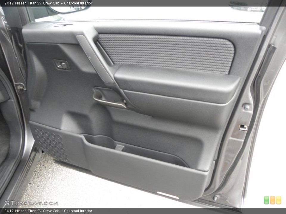 Charcoal Interior Door Panel for the 2012 Nissan Titan SV Crew Cab #69971941