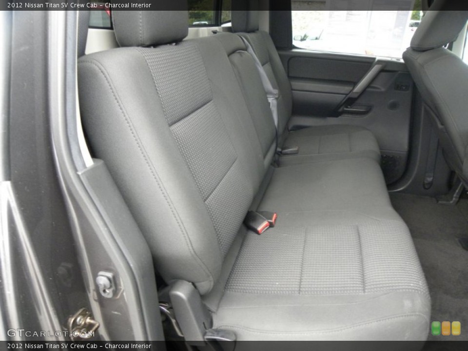 Charcoal Interior Rear Seat for the 2012 Nissan Titan SV Crew Cab #69971950