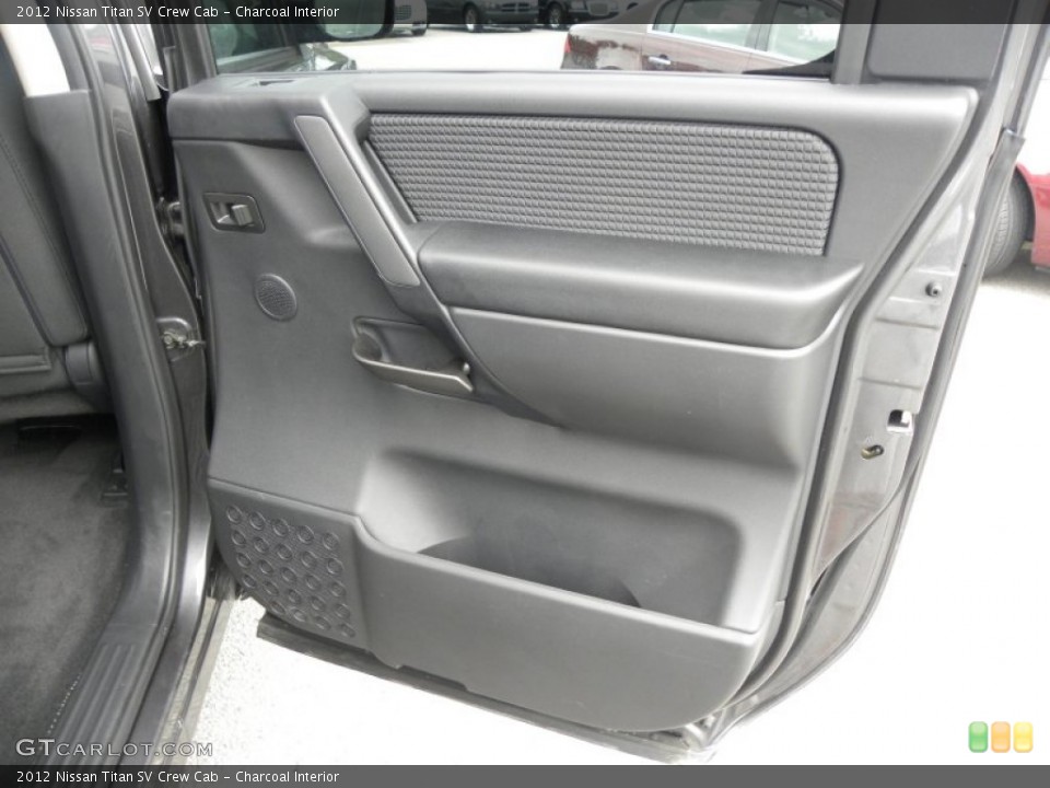 Charcoal Interior Door Panel for the 2012 Nissan Titan SV Crew Cab #69971959