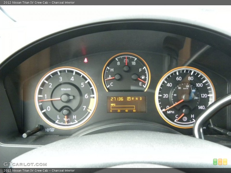 Charcoal Interior Gauges for the 2012 Nissan Titan SV Crew Cab #69972049