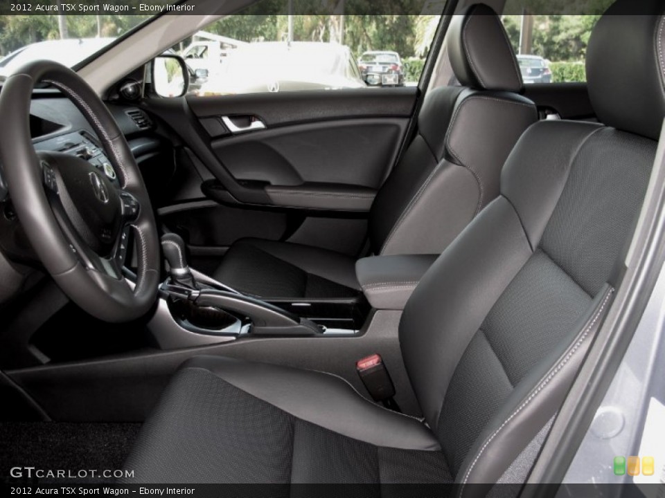 Ebony Interior Front Seat for the 2012 Acura TSX Sport Wagon #69973600