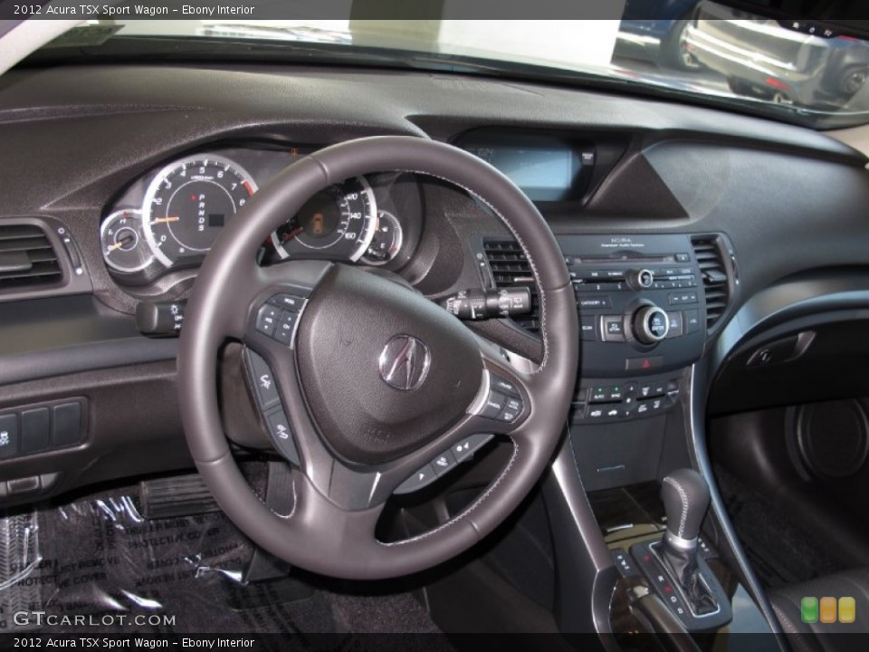 Ebony Interior Dashboard for the 2012 Acura TSX Sport Wagon #69973609