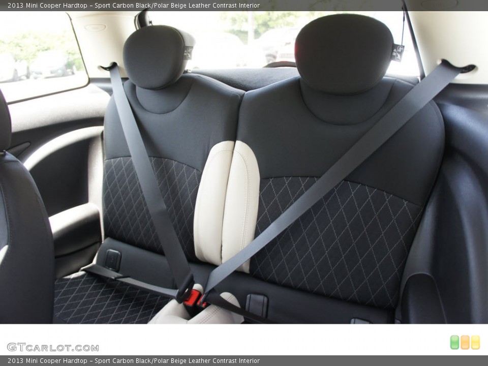 Sport Carbon Black/Polar Beige Leather Contrast Interior Photo for the 2013 Mini Cooper Hardtop #69974200
