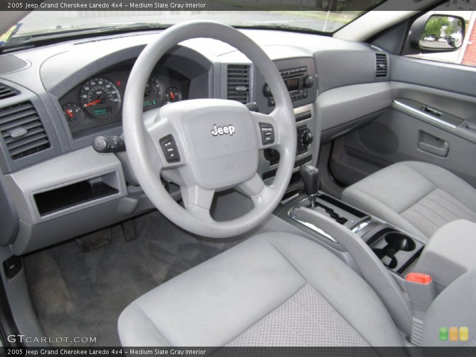 Medium Slate Gray Interior Prime Interior for the 2005 Jeep Grand Cherokee Laredo 4x4 #69974308