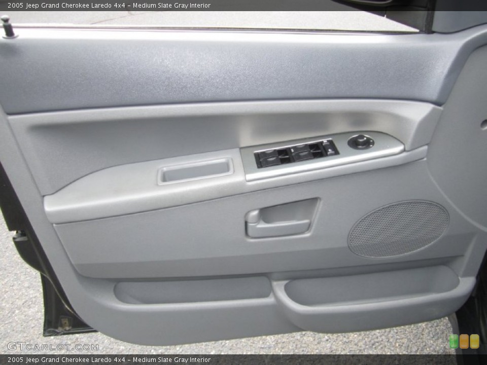 Medium Slate Gray Interior Door Panel for the 2005 Jeep Grand Cherokee Laredo 4x4 #69974407