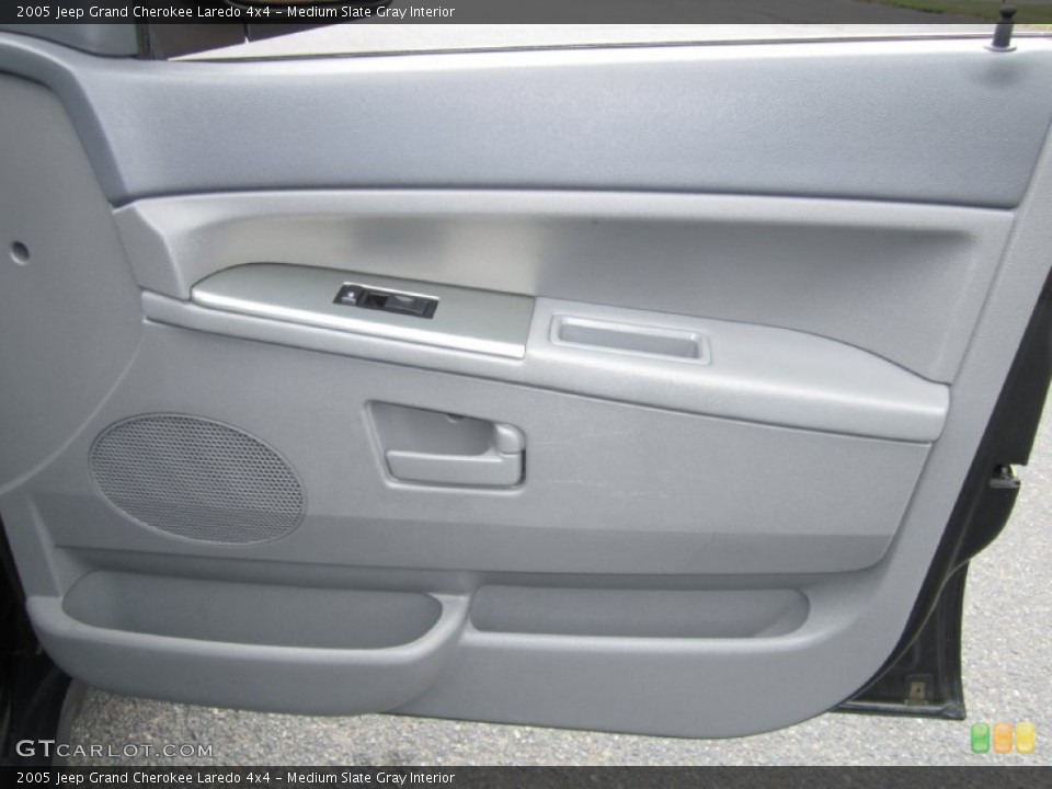 Medium Slate Gray Interior Door Panel for the 2005 Jeep Grand Cherokee Laredo 4x4 #69974416