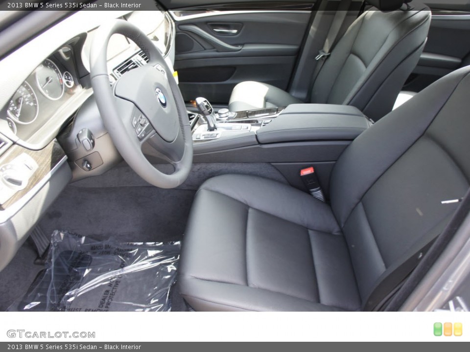 Black Interior Front Seat for the 2013 BMW 5 Series 535i Sedan #69974731