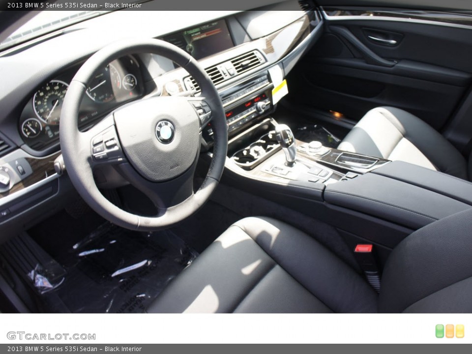 Black Interior Prime Interior for the 2013 BMW 5 Series 535i Sedan #69974860
