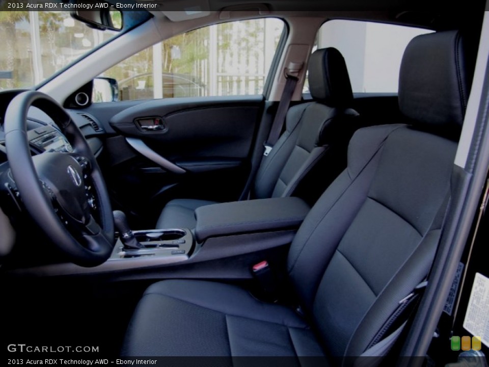 Ebony Interior Front Seat for the 2013 Acura RDX Technology AWD #69975034