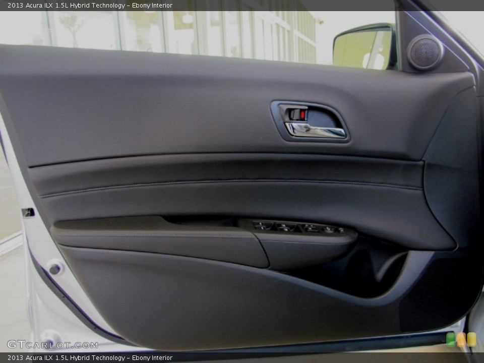 Ebony Interior Door Panel for the 2013 Acura ILX 1.5L Hybrid Technology #69975445