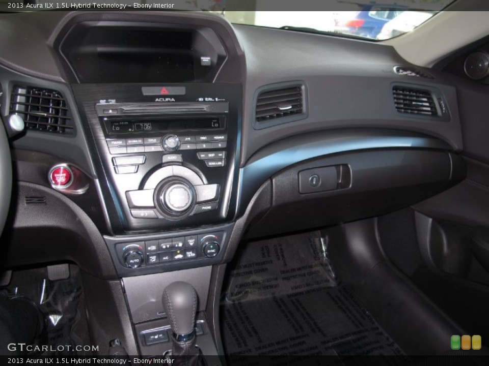 Ebony Interior Dashboard for the 2013 Acura ILX 1.5L Hybrid Technology #69975469
