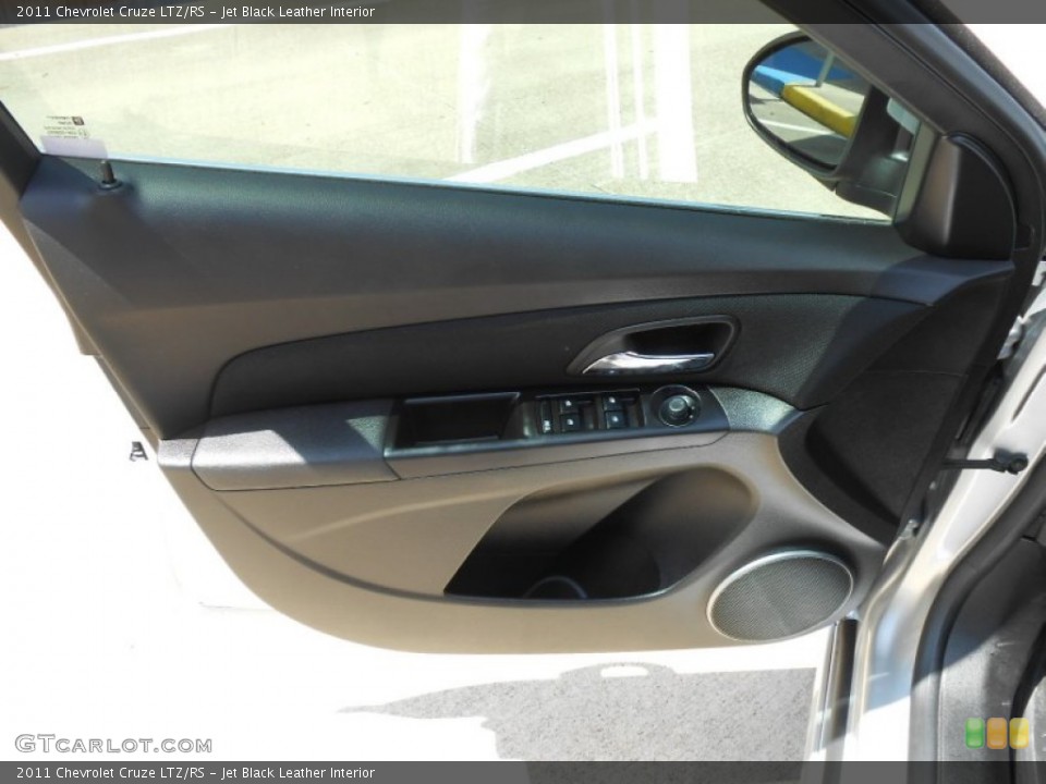 Jet Black Leather Interior Door Panel for the 2011 Chevrolet Cruze LTZ/RS #69975487