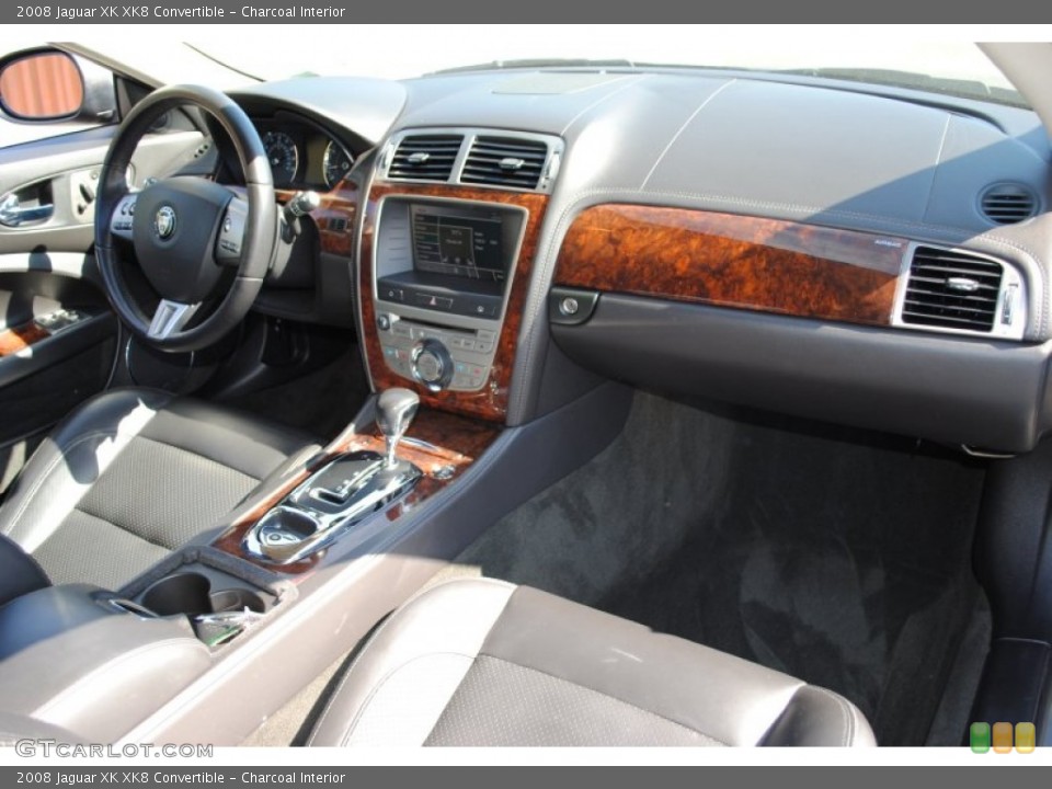 Charcoal Interior Dashboard for the 2008 Jaguar XK XK8 Convertible #69977074