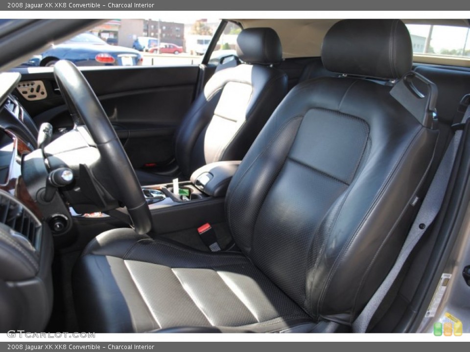 Charcoal Interior Front Seat for the 2008 Jaguar XK XK8 Convertible #69977100