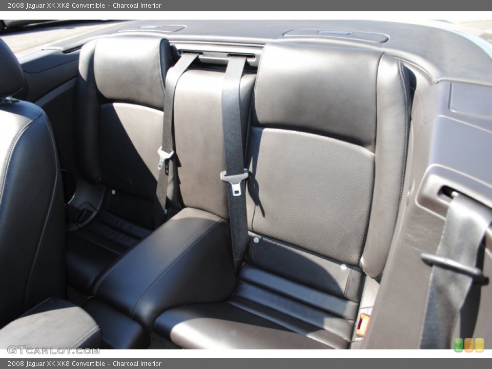 Charcoal Interior Rear Seat for the 2008 Jaguar XK XK8 Convertible #69977170