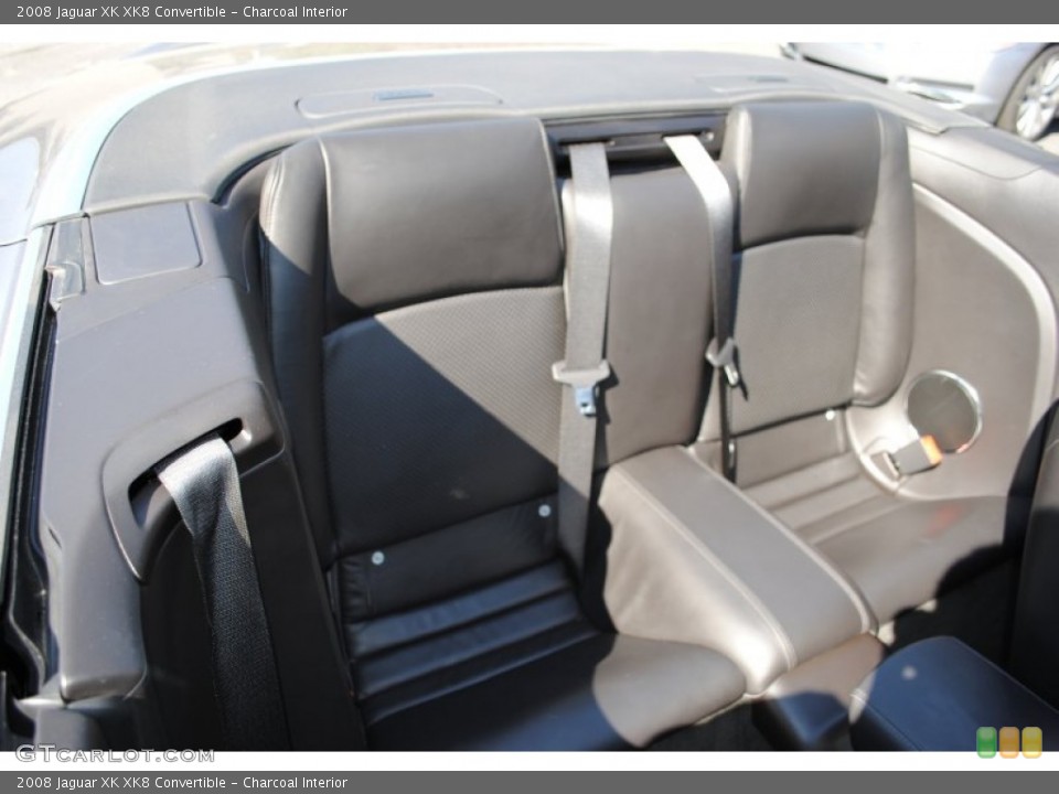 Charcoal Interior Rear Seat for the 2008 Jaguar XK XK8 Convertible #69977188