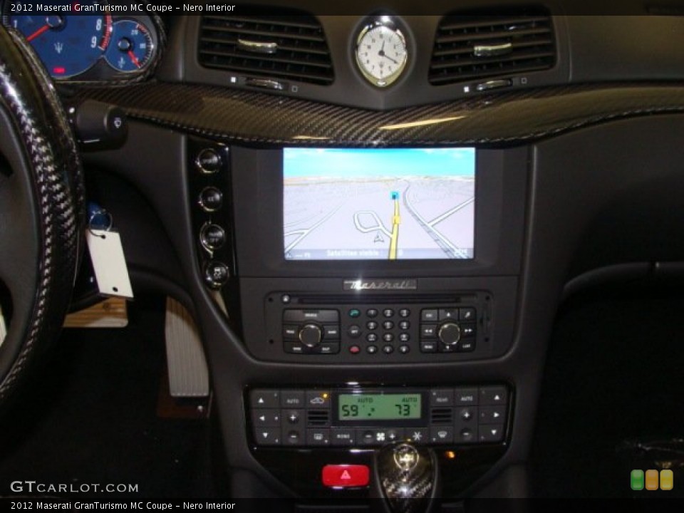 Nero Interior Controls for the 2012 Maserati GranTurismo MC Coupe #69977386