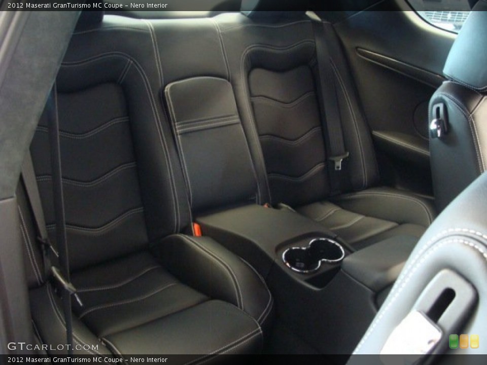 Nero Interior Rear Seat for the 2012 Maserati GranTurismo MC Coupe #69977425