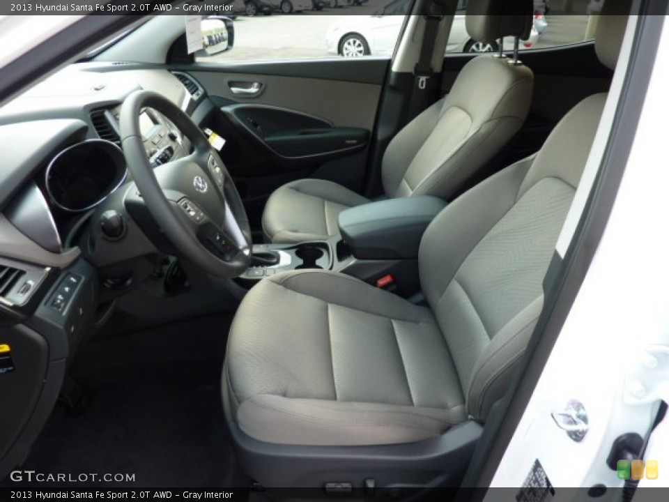 Gray Interior Front Seat for the 2013 Hyundai Santa Fe Sport 2.0T AWD #69981217