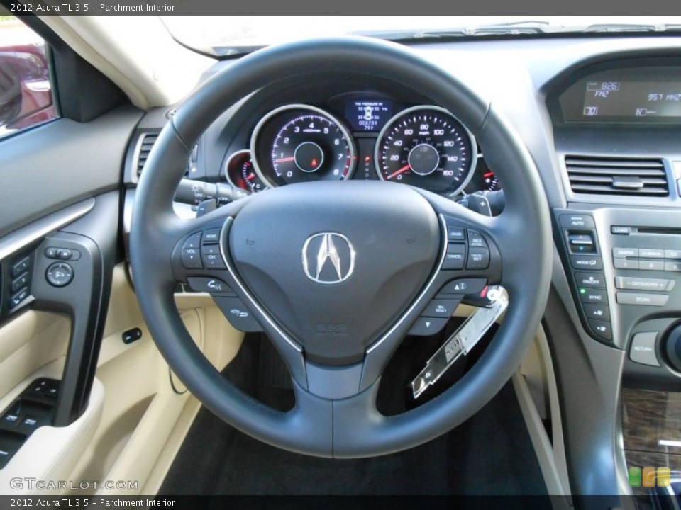 Parchment Interior Steering Wheel for the 2012 Acura TL 3.5 #69981403