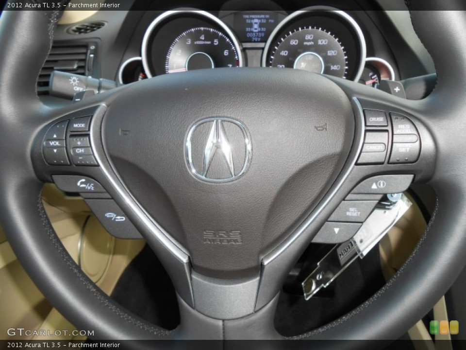 Parchment Interior Controls for the 2012 Acura TL 3.5 #69981415