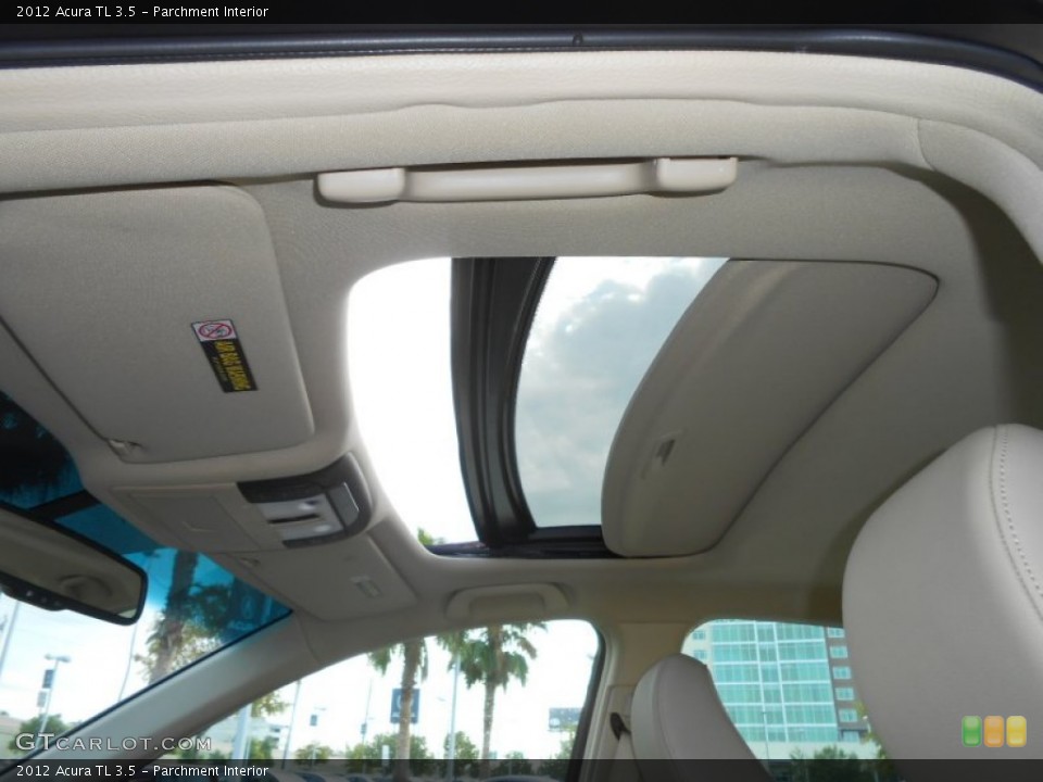 Parchment Interior Sunroof for the 2012 Acura TL 3.5 #69981514