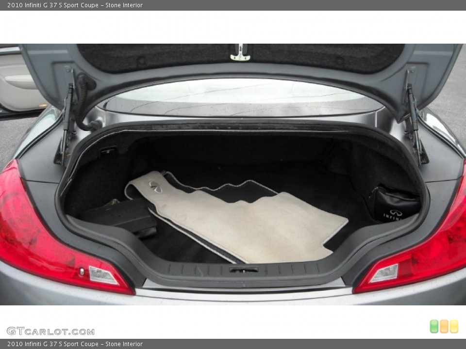 Stone Interior Trunk for the 2010 Infiniti G 37 S Sport Coupe #69982072