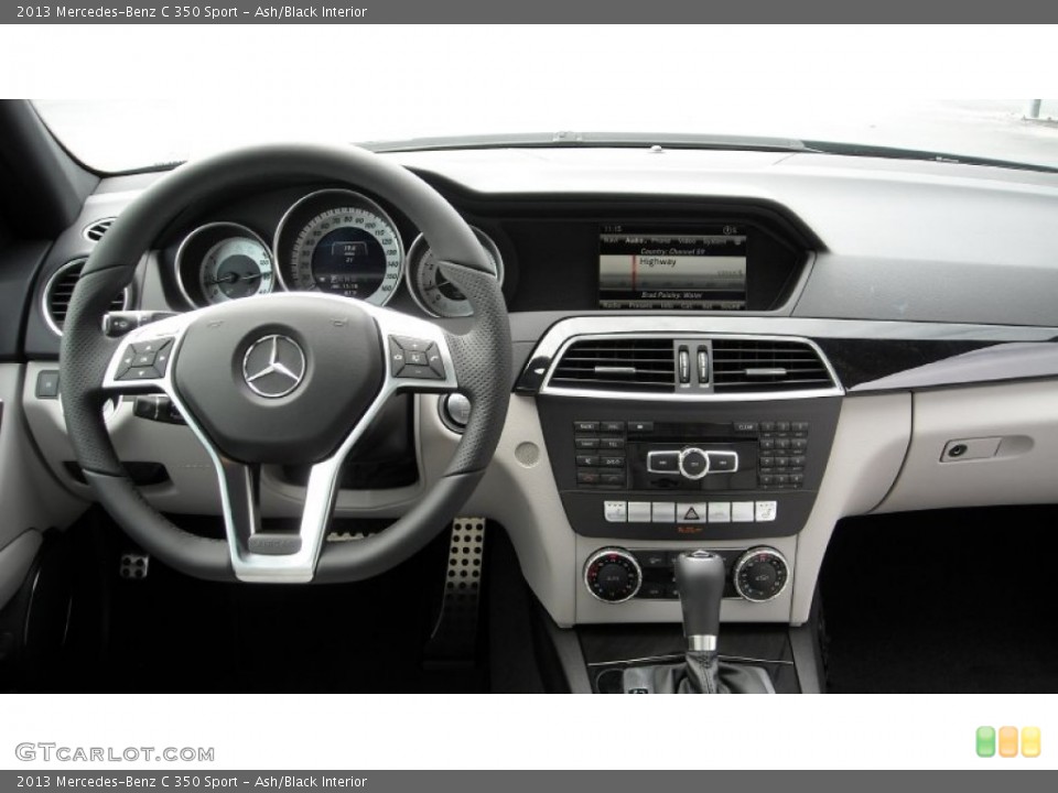 Ash/Black Interior Dashboard for the 2013 Mercedes-Benz C 350 Sport #69982609