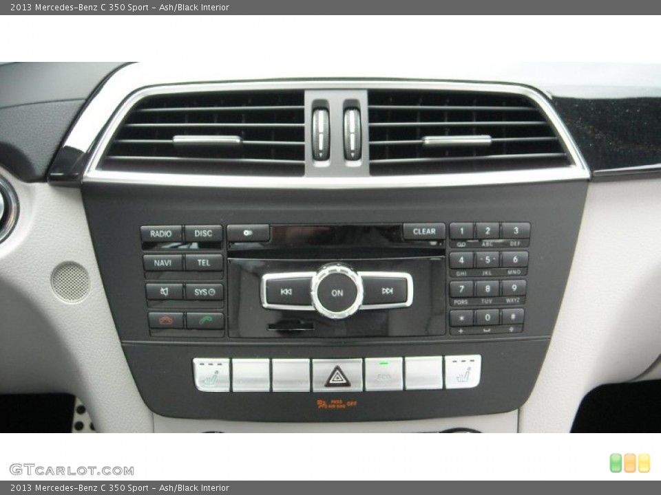Ash/Black Interior Controls for the 2013 Mercedes-Benz C 350 Sport #69982624