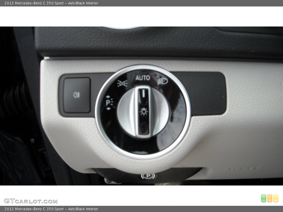 Ash/Black Interior Controls for the 2013 Mercedes-Benz C 350 Sport #69982660