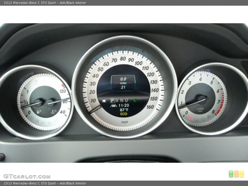 Ash/Black Interior Gauges for the 2013 Mercedes-Benz C 350 Sport #69982723
