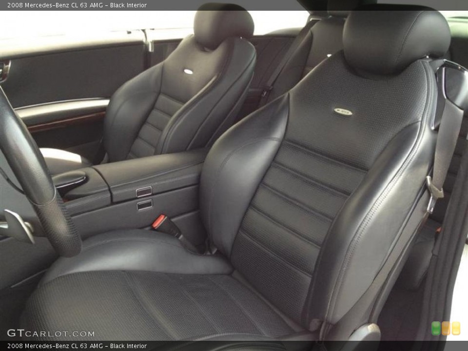 Black Interior Photo for the 2008 Mercedes-Benz CL 63 AMG #69985220