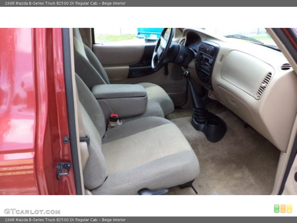 Beige Interior Photo for the 1998 Mazda B-Series Truck B2500 SX Regular Cab #69987169