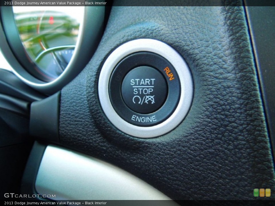 Black Interior Controls for the 2013 Dodge Journey American Value Package #69987448